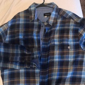 Marmot - Jasper men’s blue plaid shirt